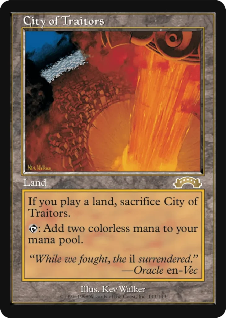 city of traitors mtg