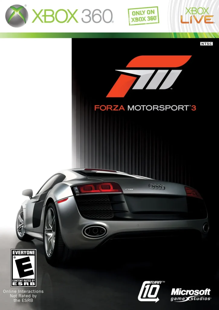 forza motorsport 3 xbox 360