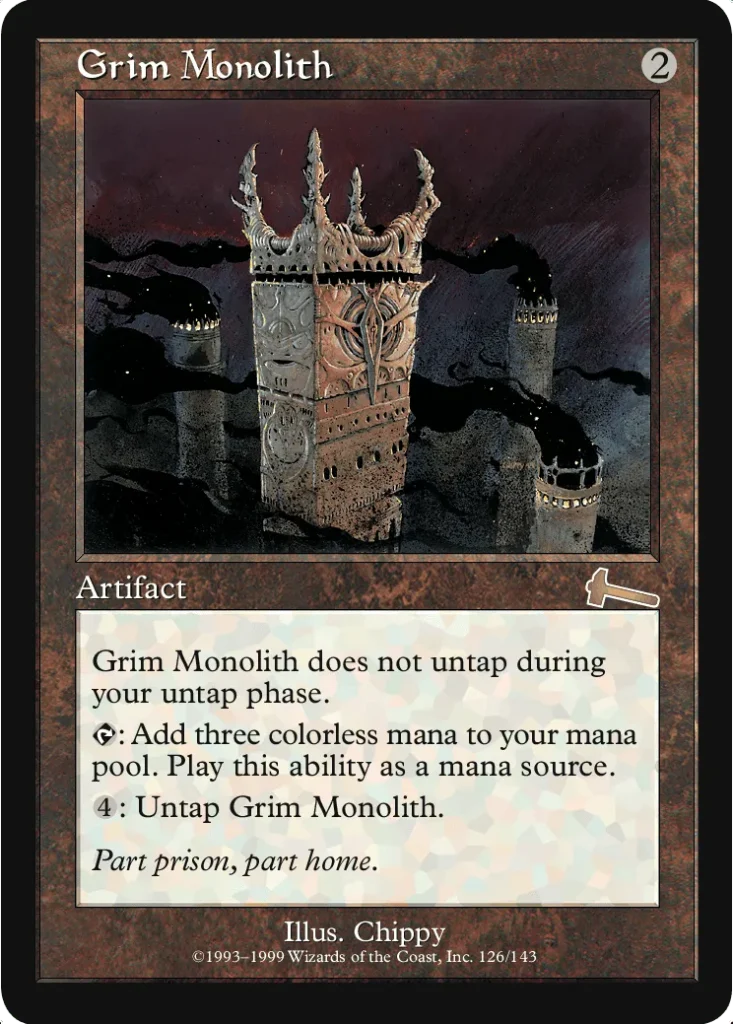 grim monolith mtg
