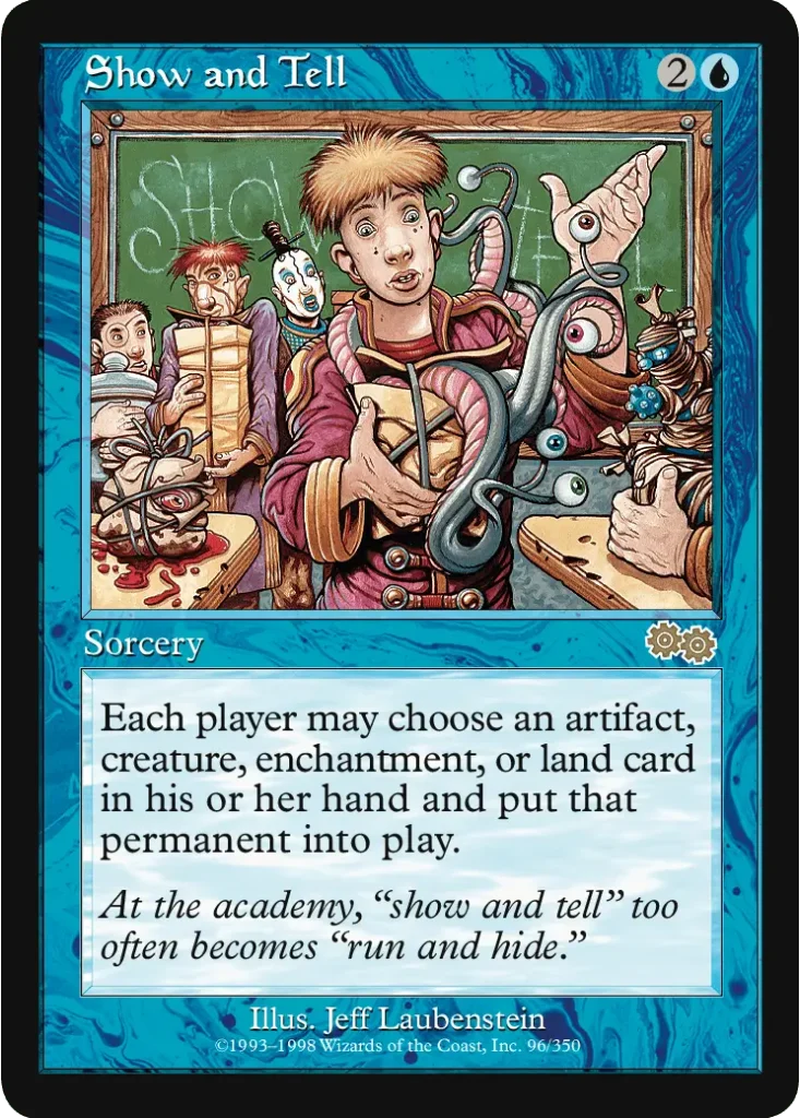 show and tell mtg
