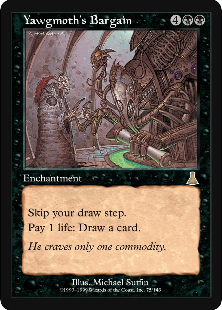 yawgmoth's bargain mtg