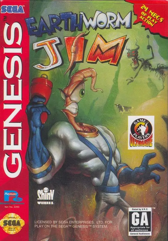 earthworm jim sega genesis