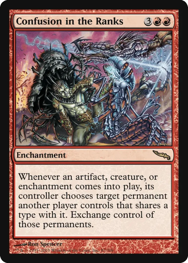 confusion in the ranks