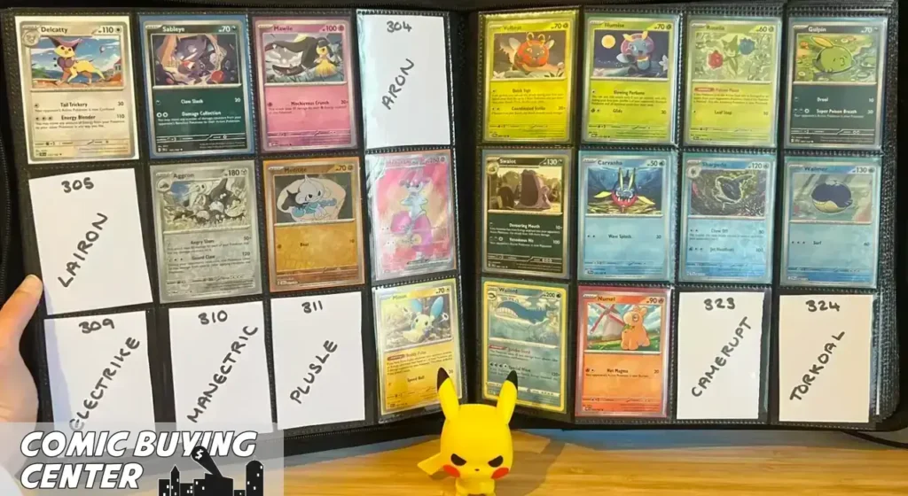 How to organize pokemon cards