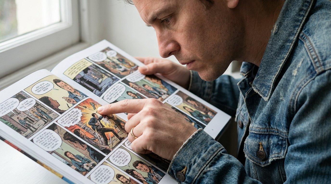 how to read comics